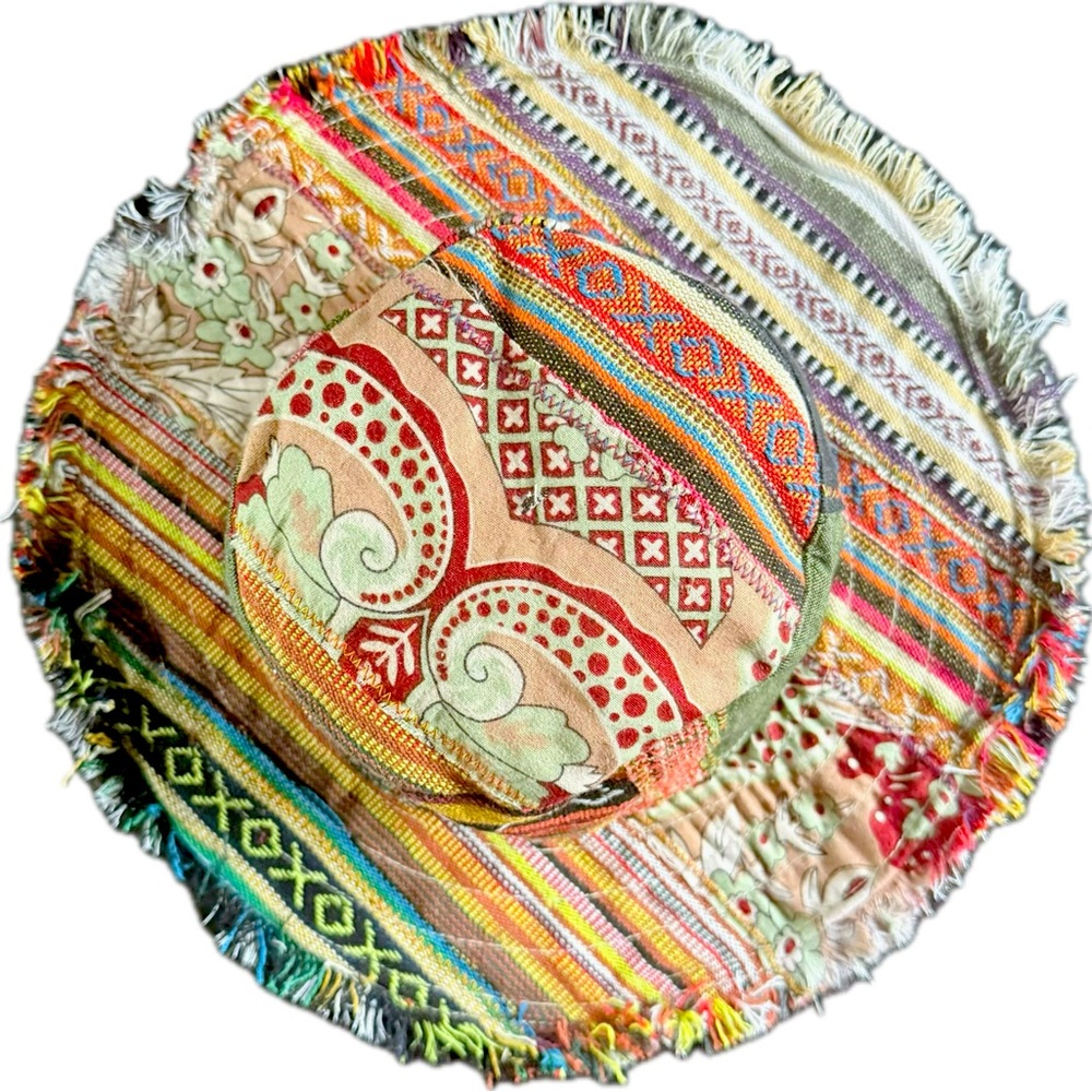 Himalayan Hemp Hippie Boho Design Sunhat Sustainable and Eco Friendly